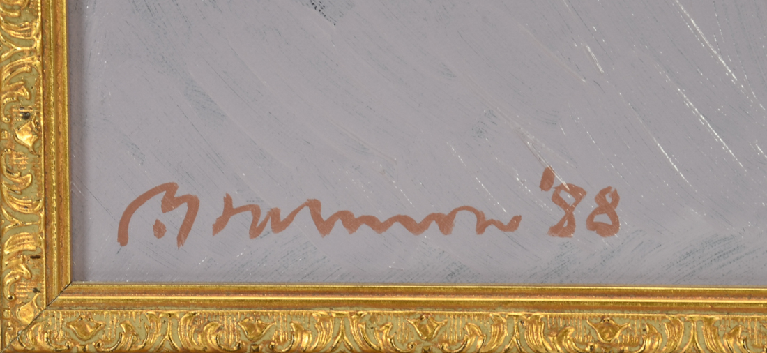 Paul Harmon Original Mixed Media Painting "Barcelon Nights III"