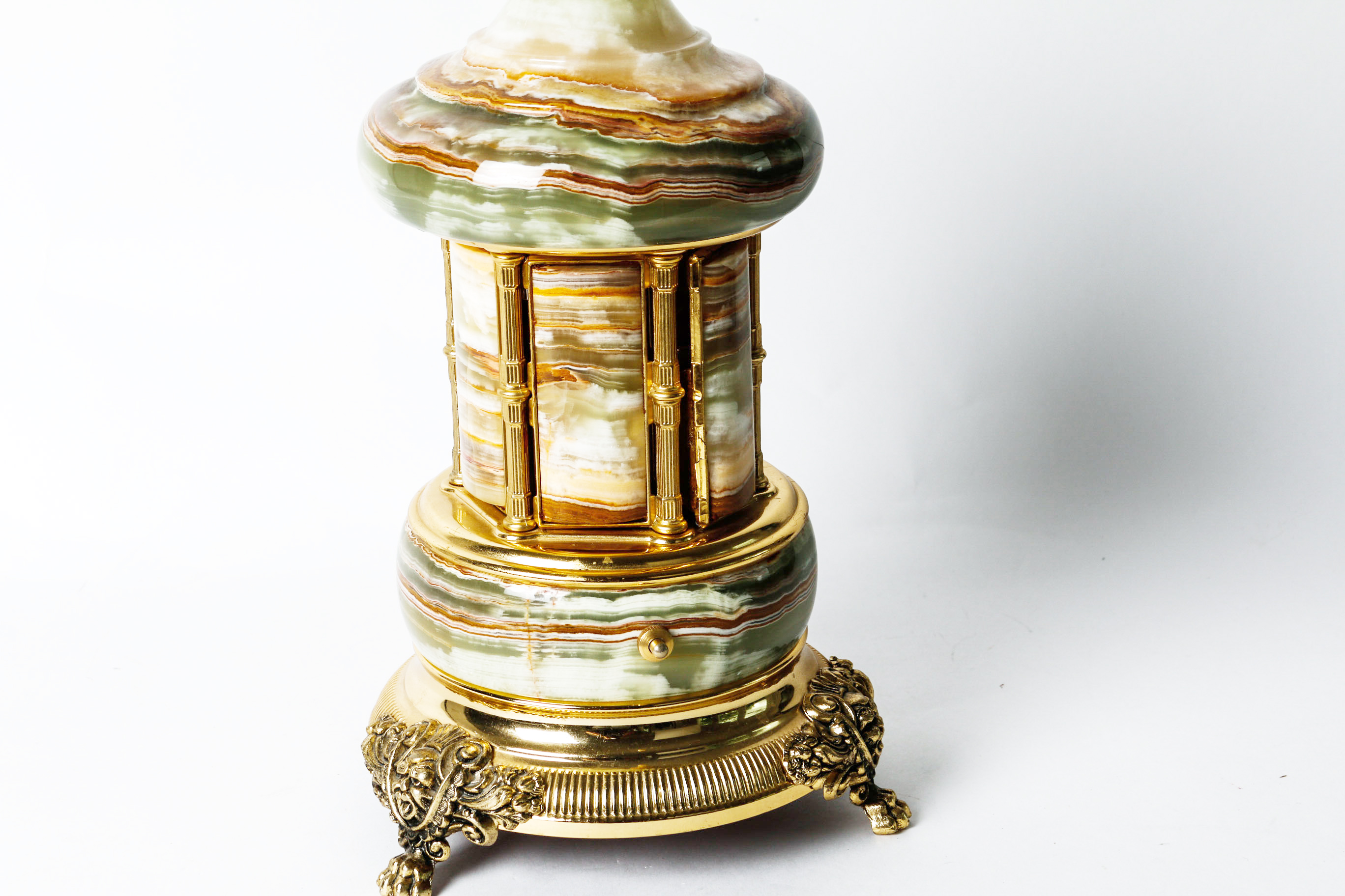 Vintage Marble Scandicci Firenze Brevettato Musical Lipstick Carousel