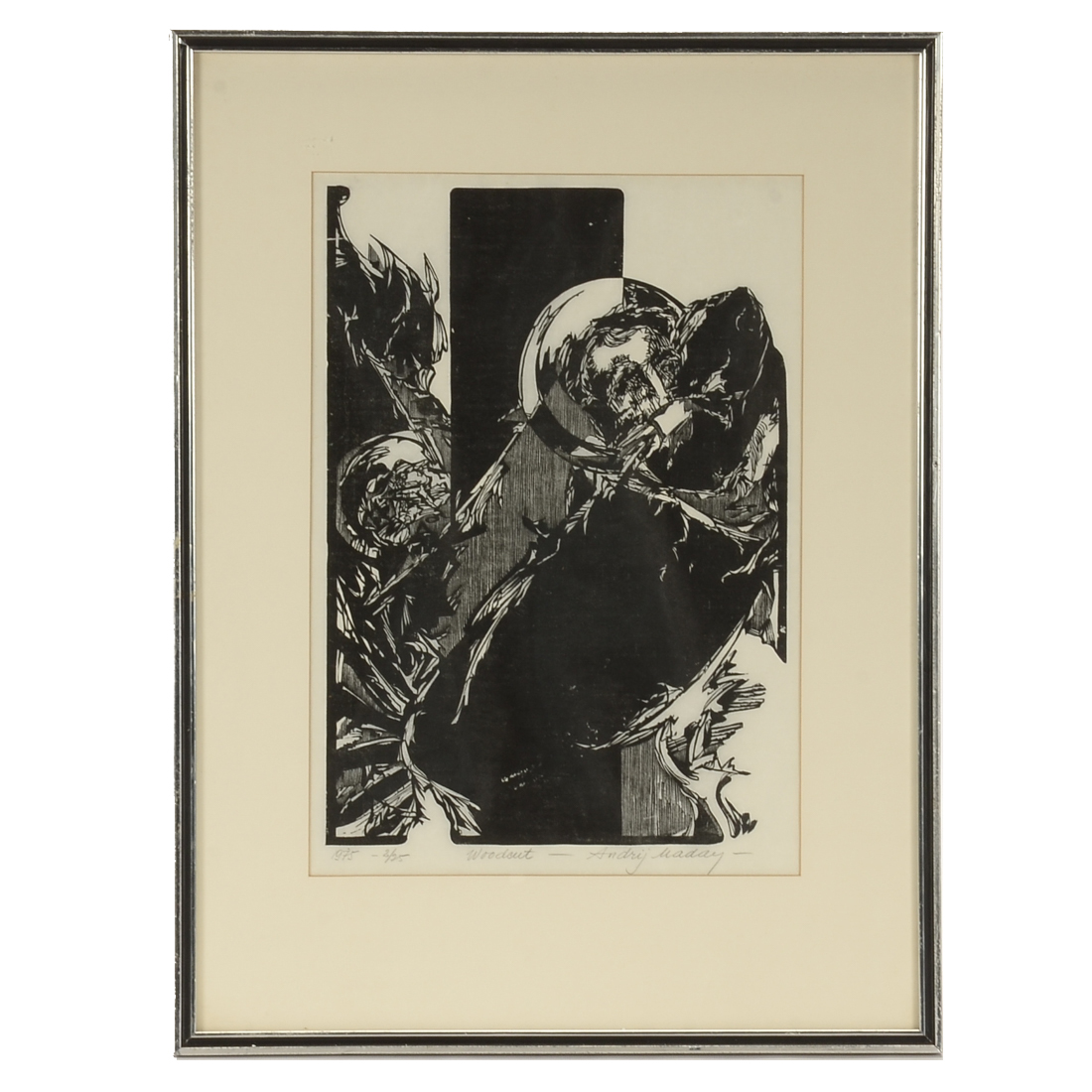 Andrij Maday Original Signed Limited Edition Woodcut Print