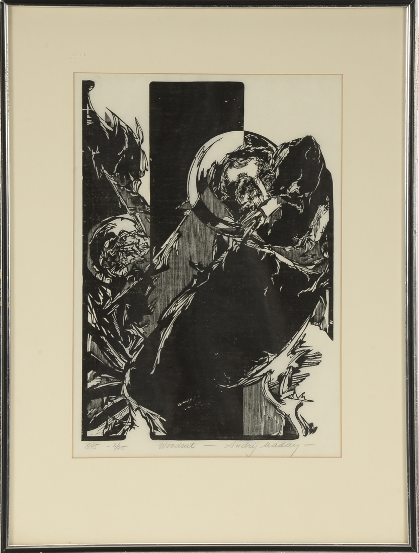 Andrij Maday Original Signed Limited Edition Woodcut Print