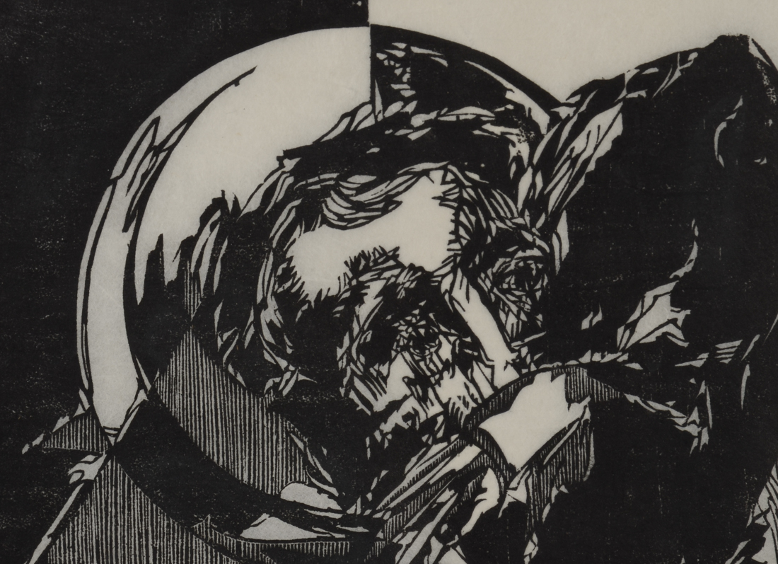 Andrij Maday Original Signed Limited Edition Woodcut Print