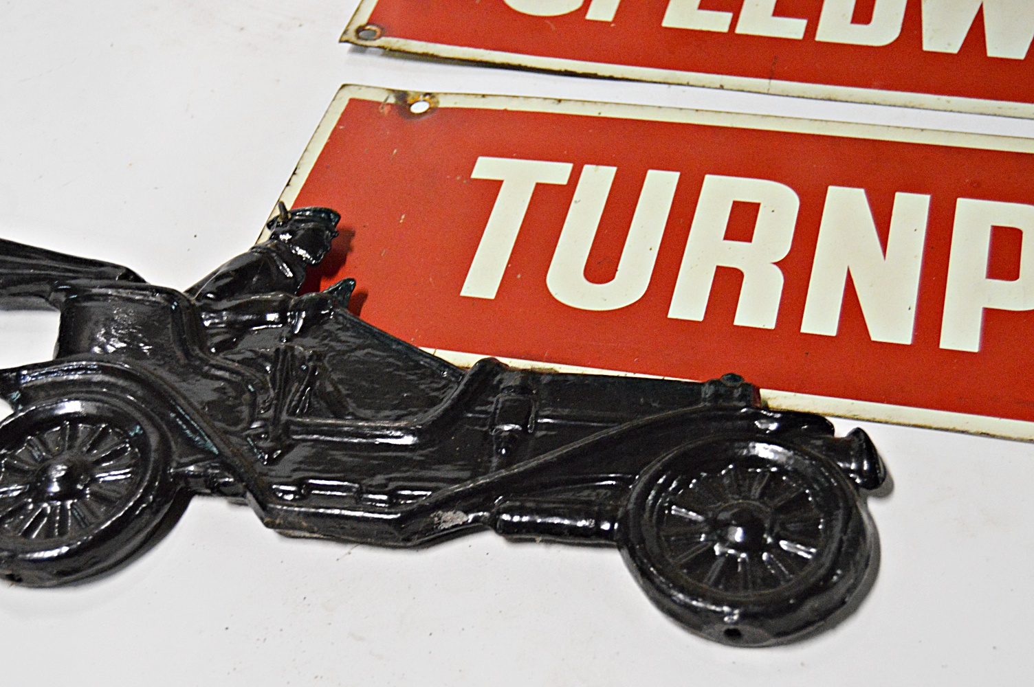 Vintage Car Collectibles and Signage