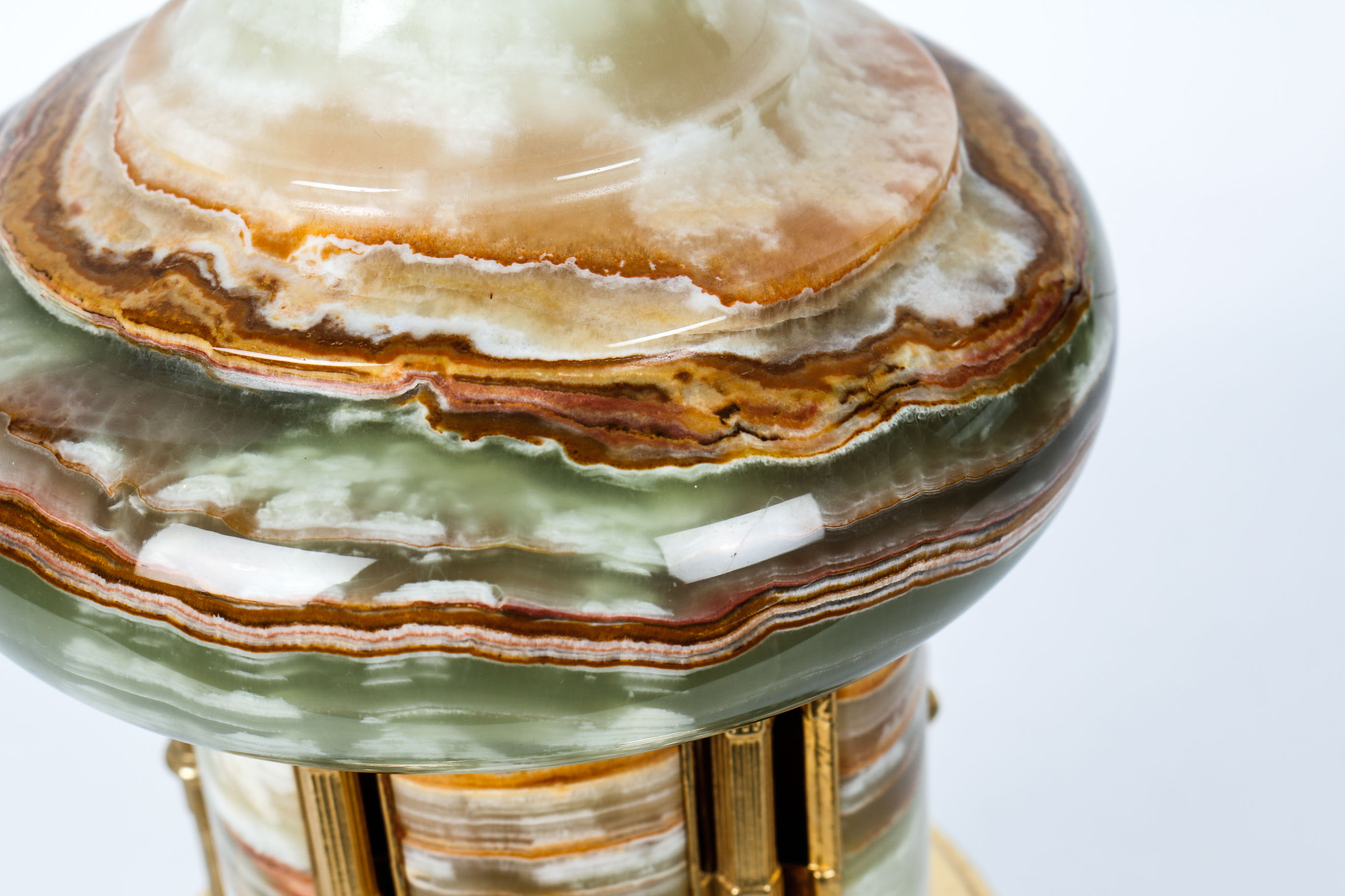 Vintage Marble Scandicci Firenze Brevettato Musical Lipstick Carousel