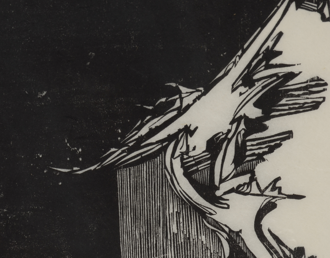 Andrij Maday Original Signed Limited Edition Woodcut Print