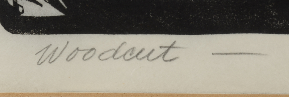 Andrij Maday Original Signed Limited Edition Woodcut Print