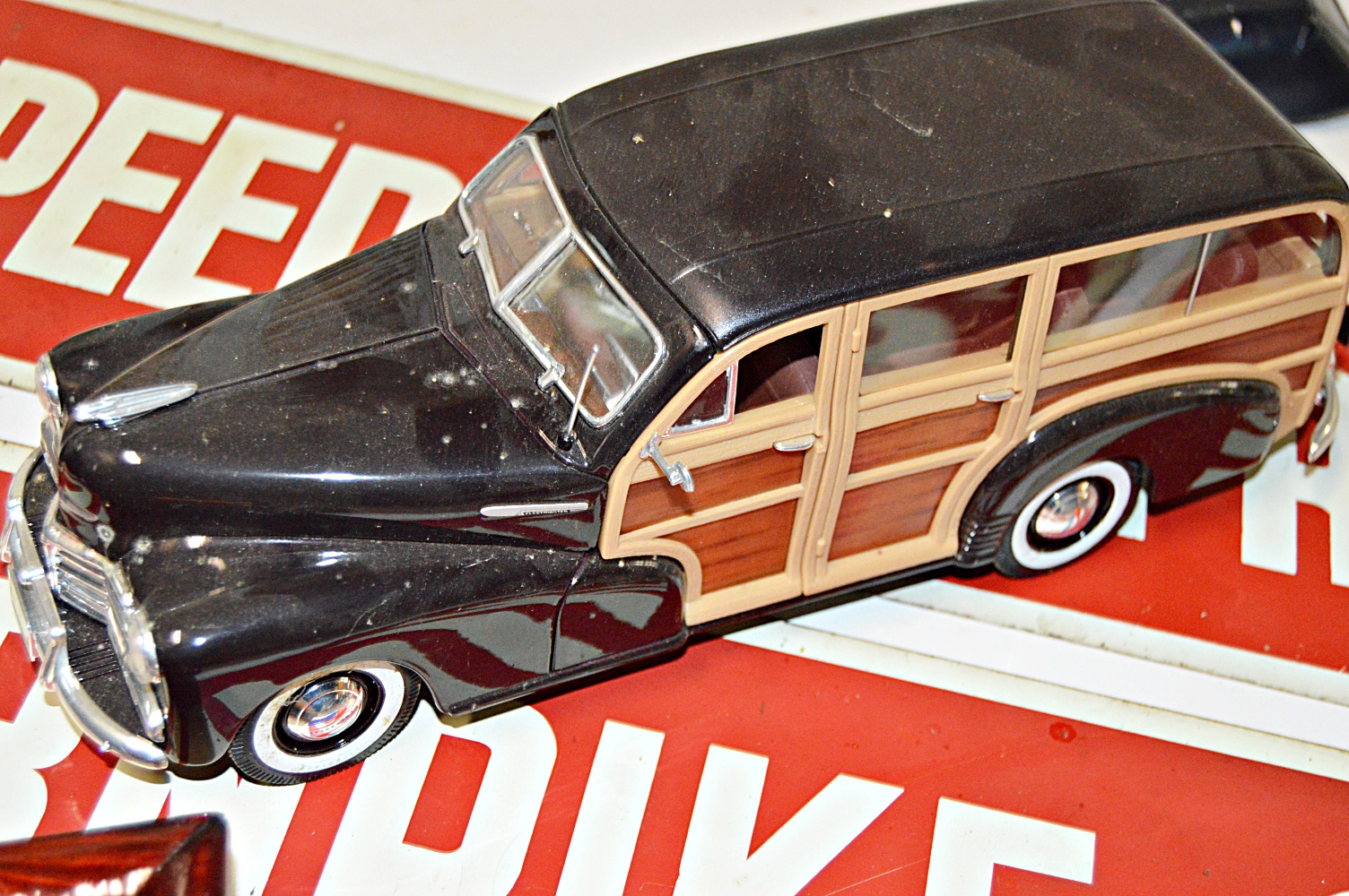 Vintage Car Collectibles and Signage