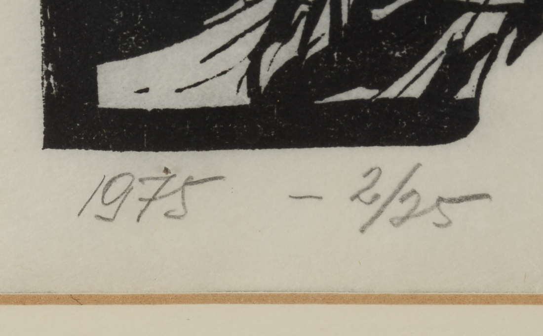 Andrij Maday Original Signed Limited Edition Woodcut Print