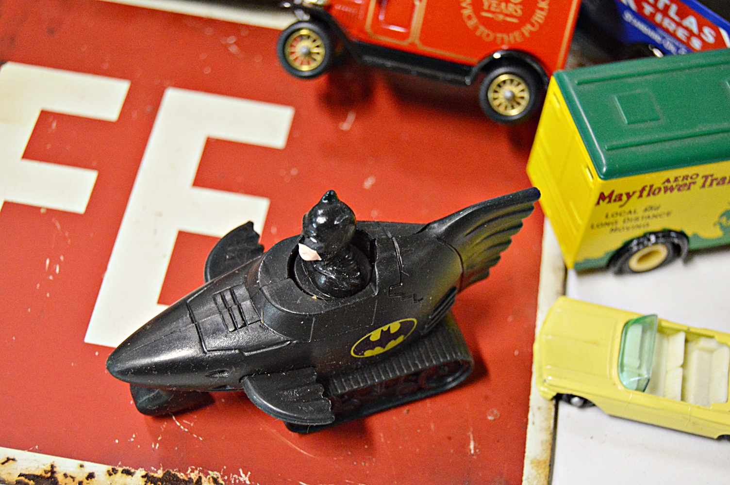 Vintage Car Collectibles and Signage