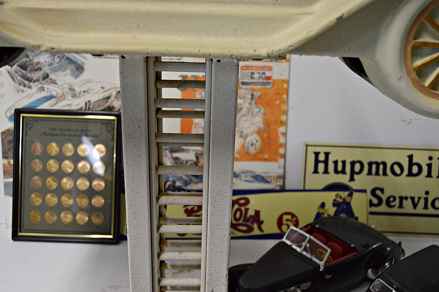 Vintage Car Collectibles and Signage