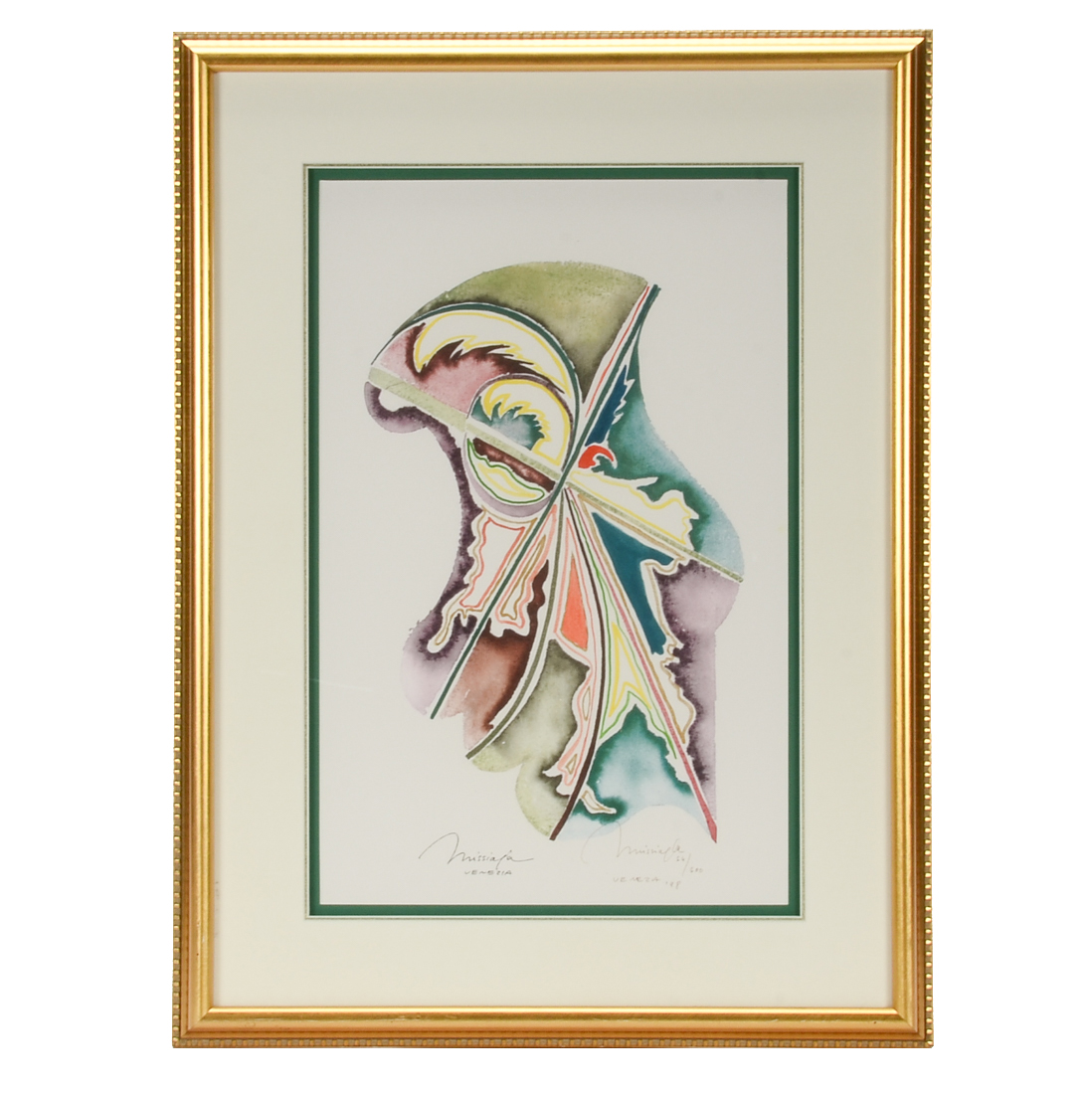 Missiaela Signed Limited Edition Embellished Offset Lithograph "Venezia"