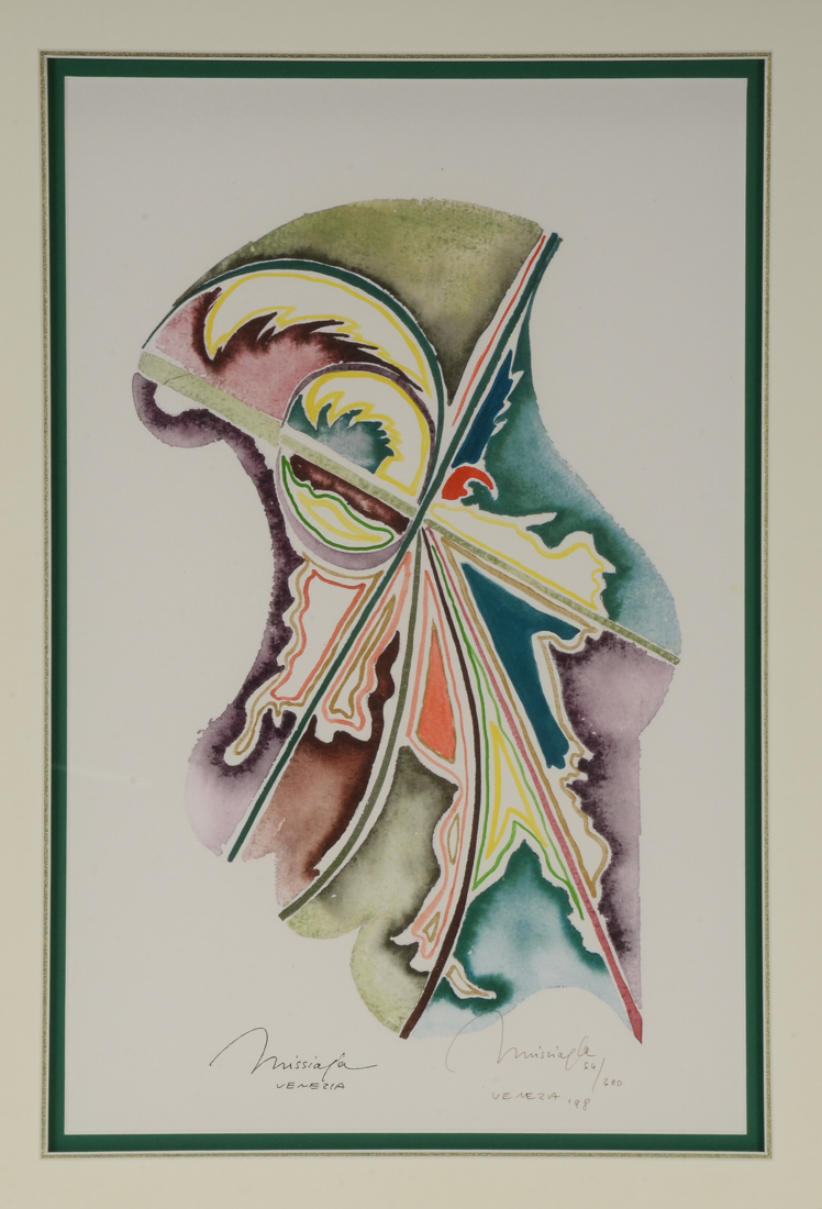 Missiaela Signed Limited Edition Embellished Offset Lithograph "Venezia"