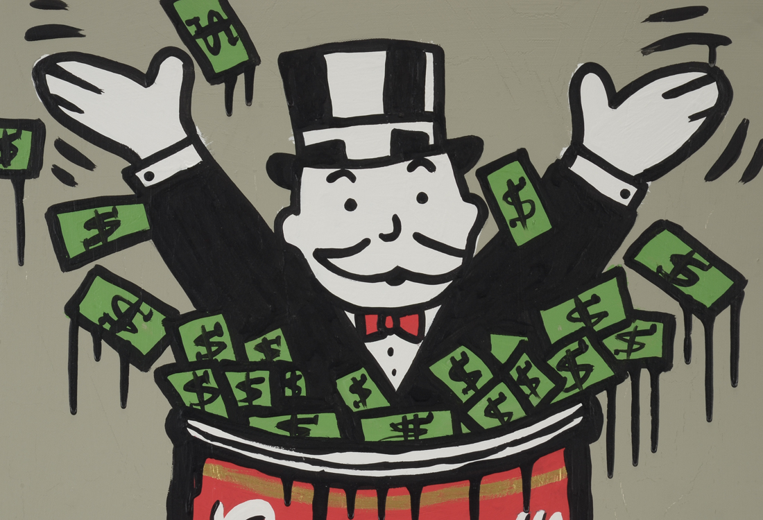 Will Street Original 2015 Latex & Acrylic on Canvas