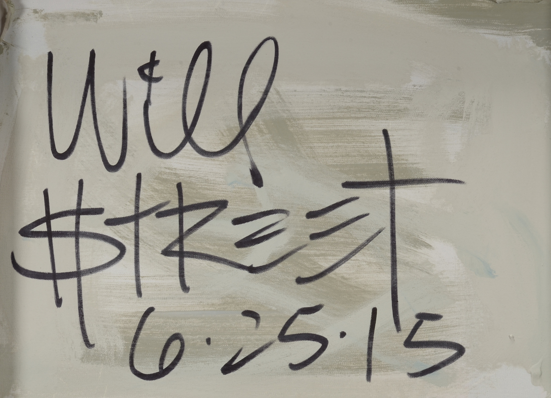 Will Street Original 2015 Latex & Acrylic on Canvas