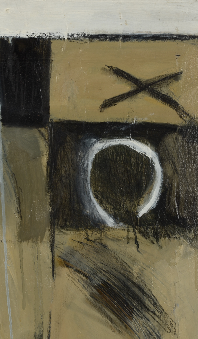 Andrew Eckerle Original Abstract Oil and Charcoal on Canvas