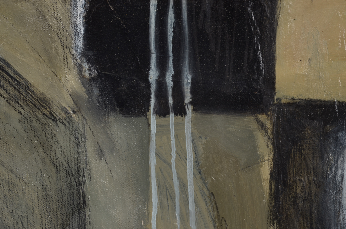 Andrew Eckerle Original Abstract Oil and Charcoal on Canvas