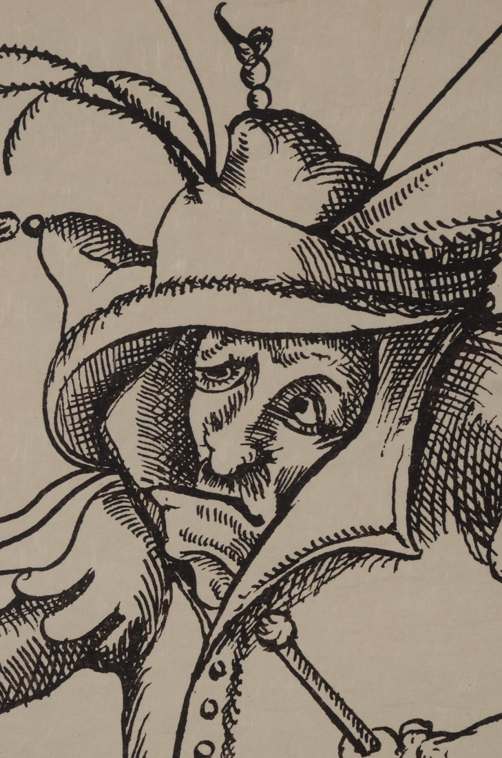 Salvador Dalí Original Hand-Pulled Lithograph from "Les Songes Drolatiques de Pantagruel"