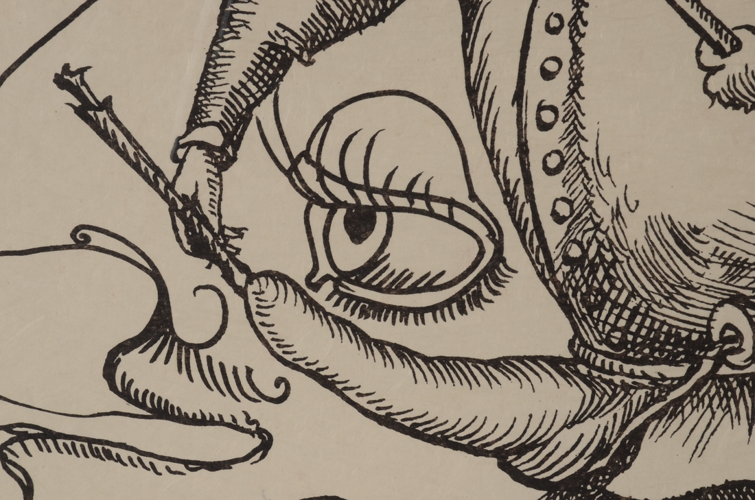 Salvador Dalí Original Hand-Pulled Lithograph from "Les Songes Drolatiques de Pantagruel"