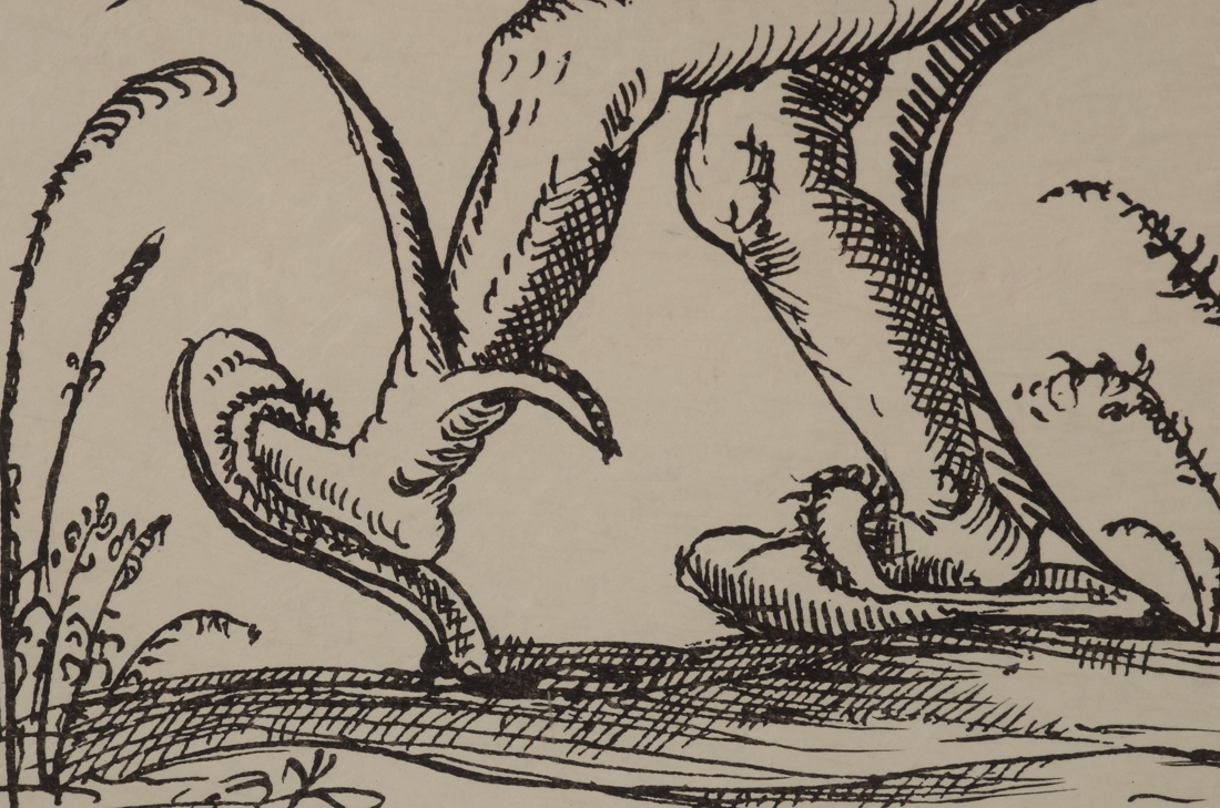 Salvador Dalí Original Hand-Pulled Lithograph from "Les Songes Drolatiques de Pantagruel"