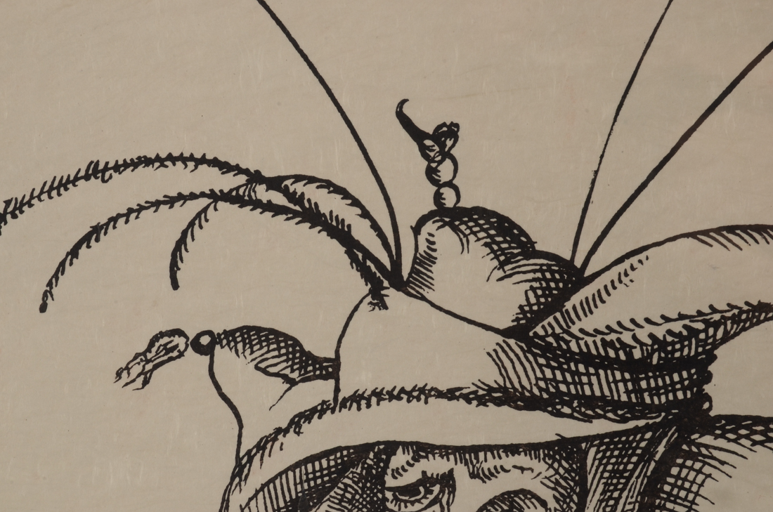 Salvador Dalí Original Hand-Pulled Lithograph from "Les Songes Drolatiques de Pantagruel"