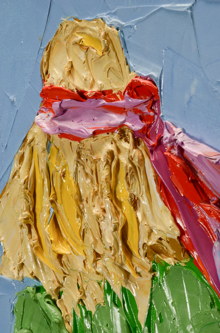 Gayle Gillette Hummel Original Acrylic Gypsy Painting on Canvas