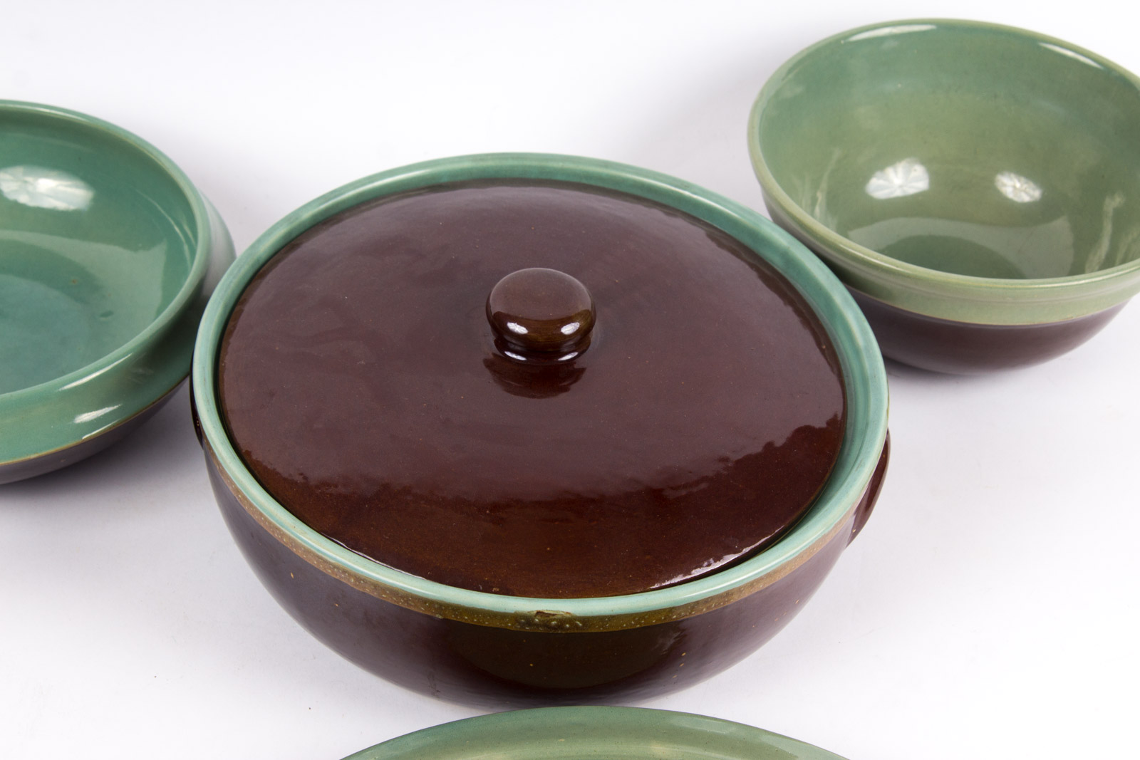 Red Wing Village Green Stone Cookware