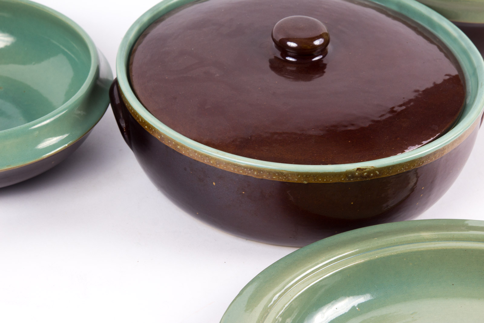 Red Wing Village Green Stone Cookware