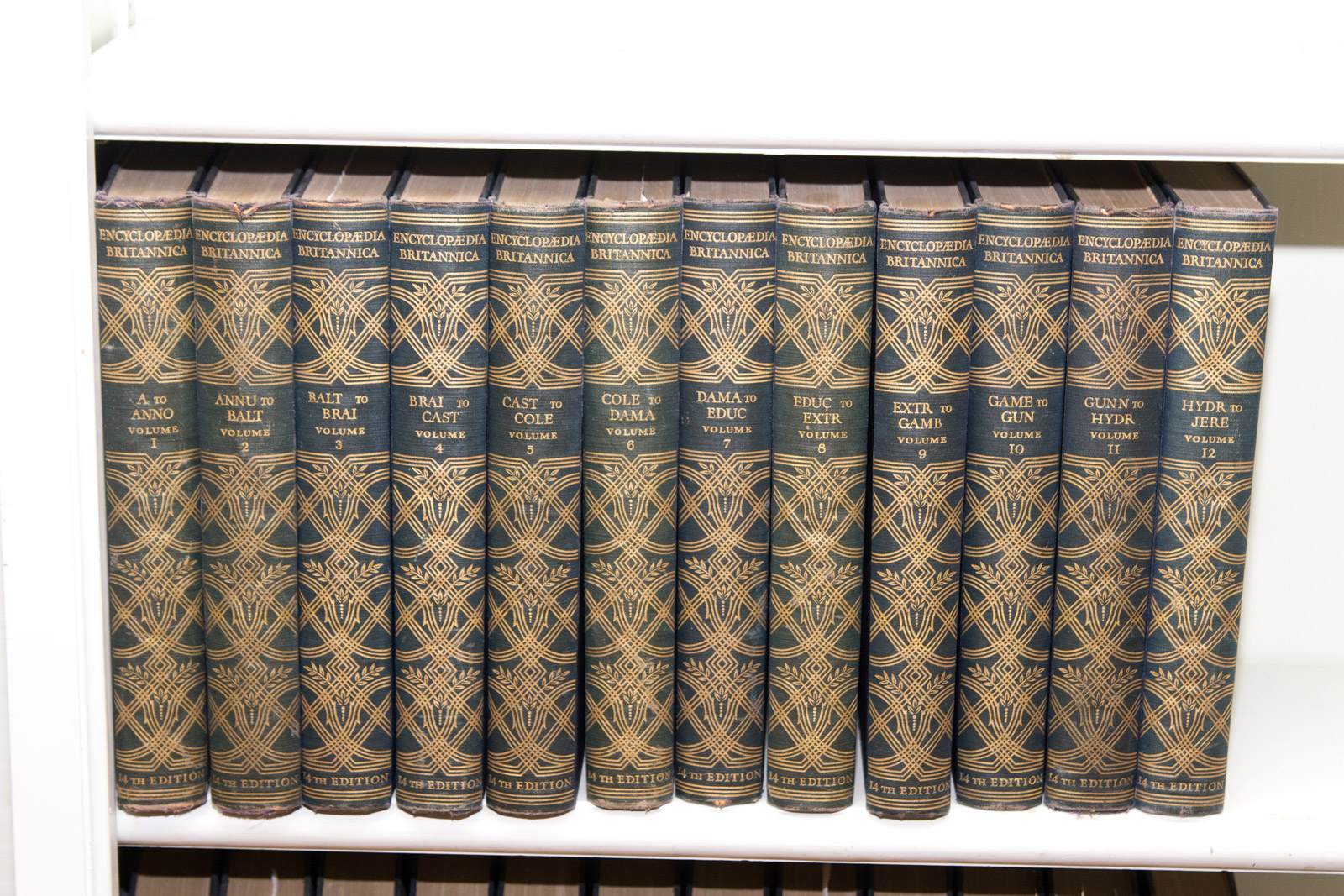 Complete 1929 "Encyclopedia Britannica" 14th Edition Set