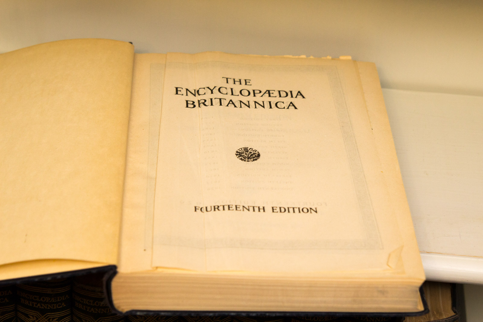 Complete 1929 "Encyclopedia Britannica" 14th Edition Set