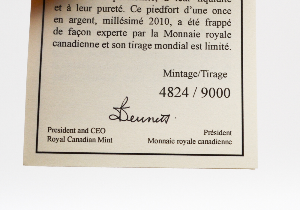 2010 Royal Canadian Mint Gold and Silver Piedfort Maple Leaf Coin Set