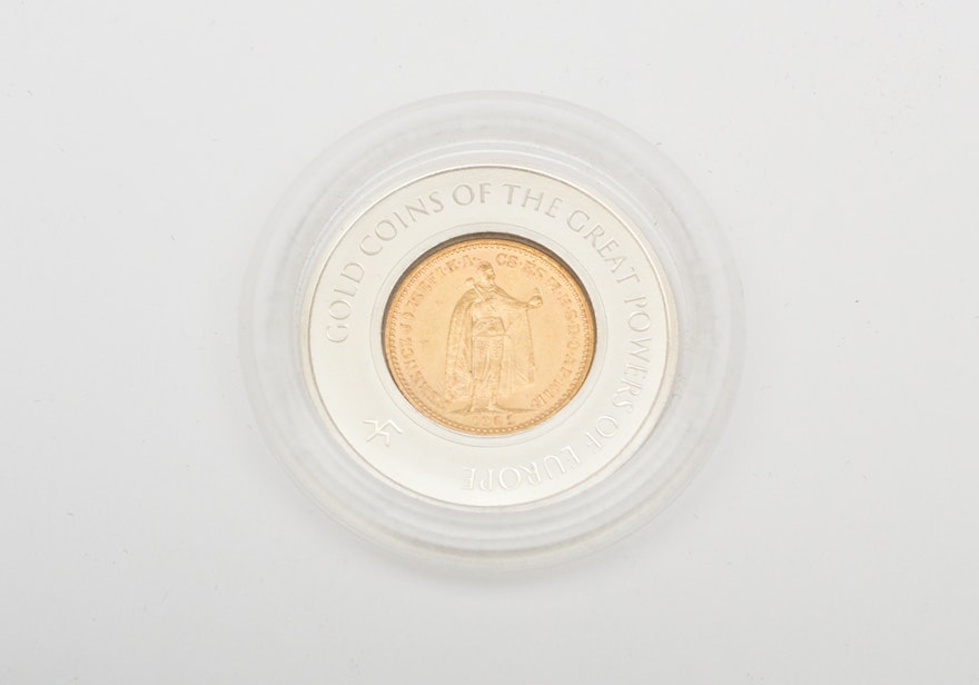 1902 Hungary Gold Twenty Korona Coin