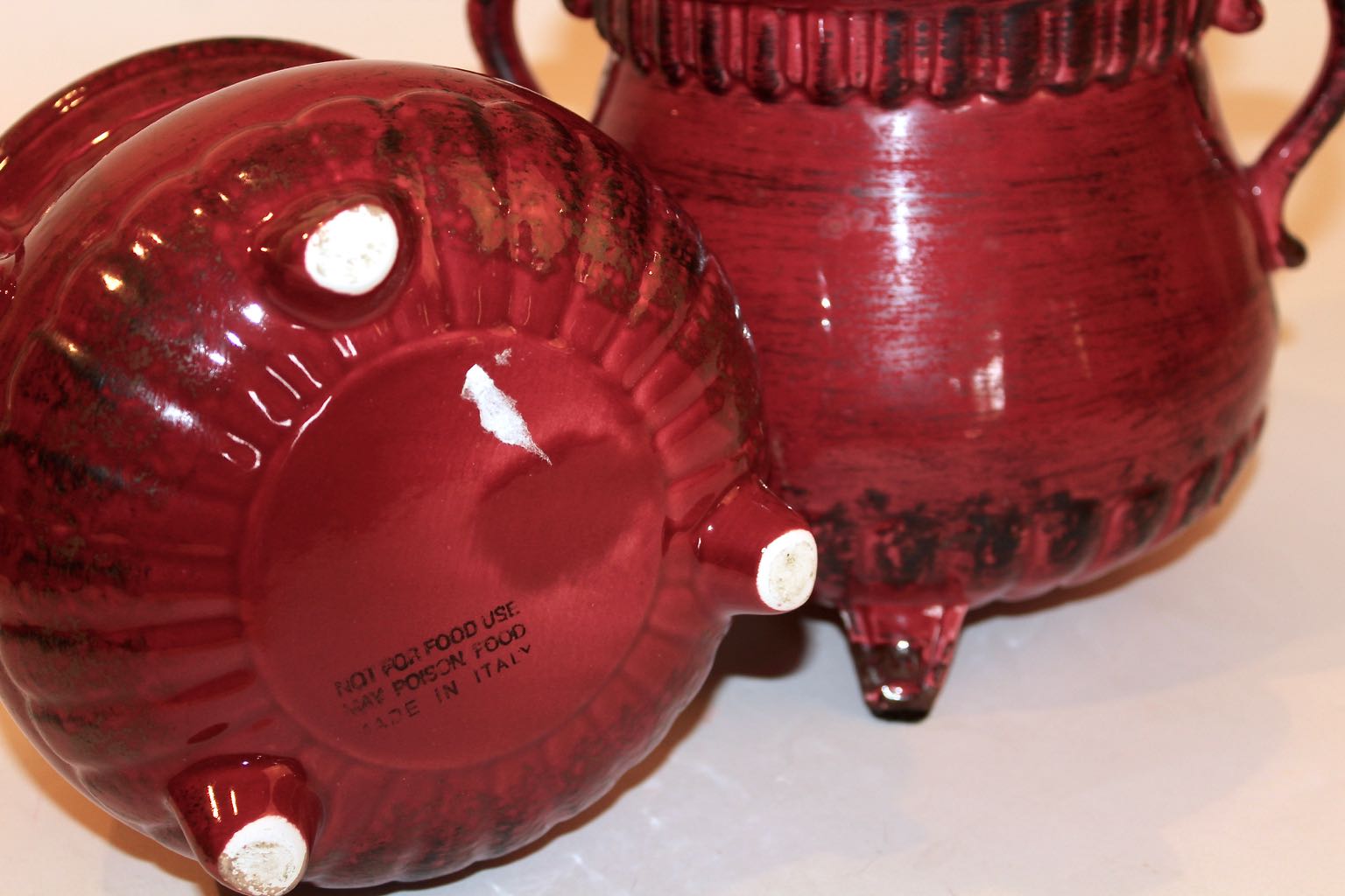 Fortunata Italian Red Glazed Stoneware + Clay Pot Urns