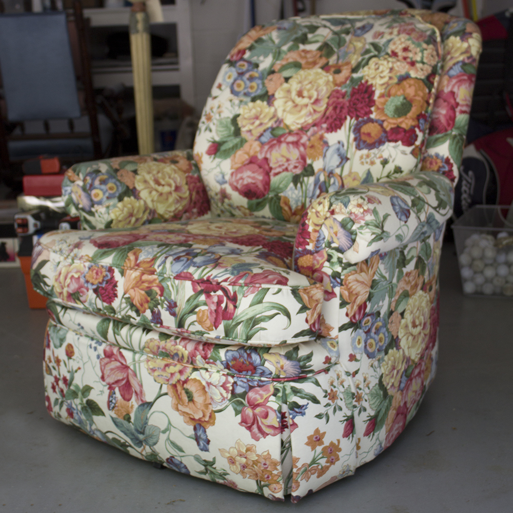 Jessica Charles Floral Patterned Armchair
