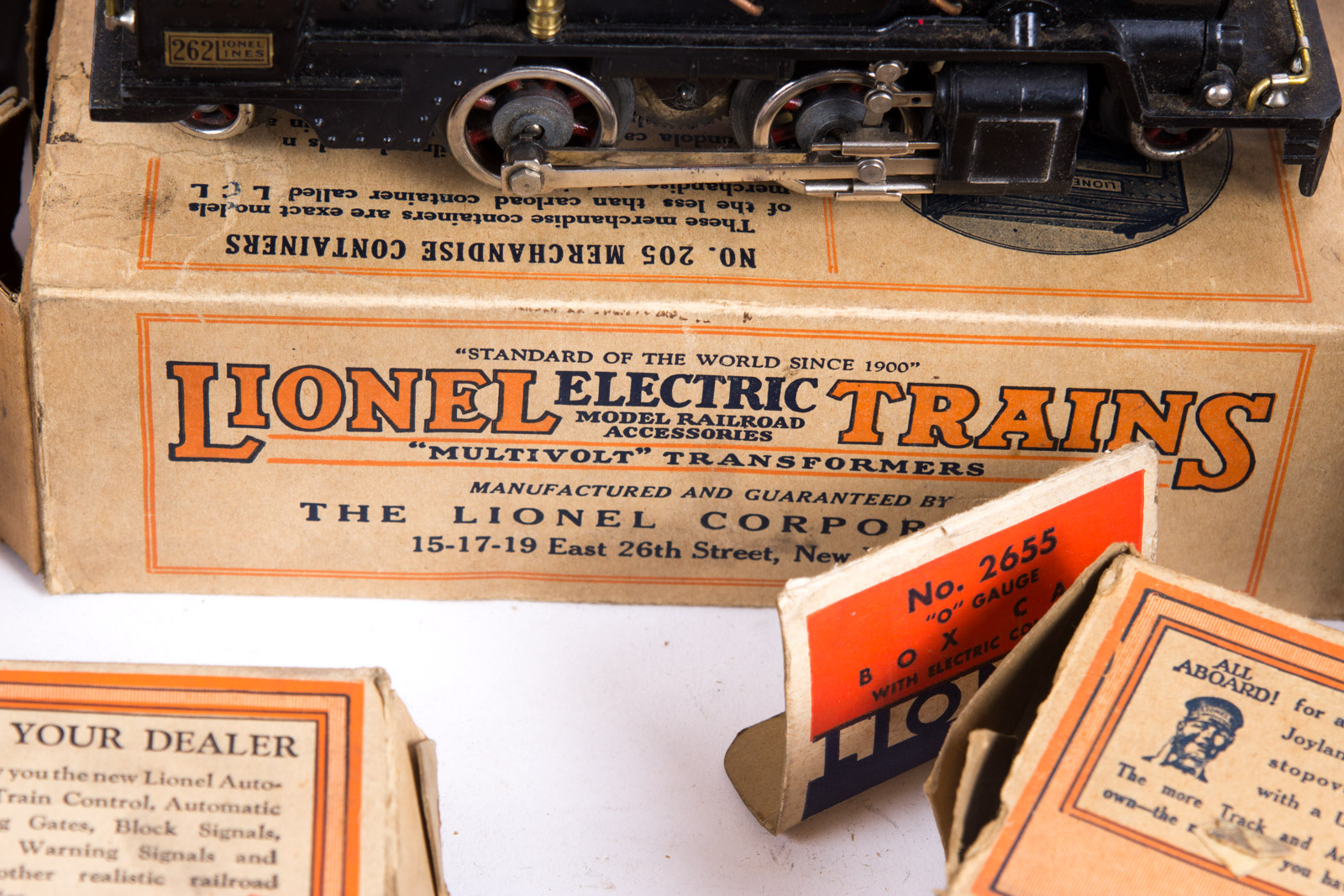 Pre and Post War Lionel Train Set with Original Boxes