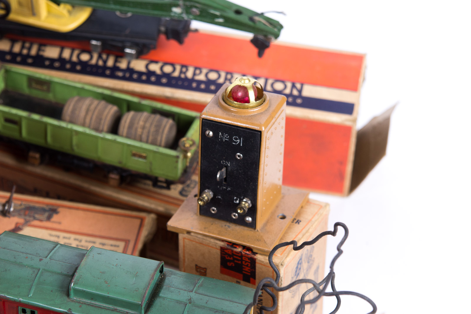 Pre and Post War Lionel Train Set with Original Boxes