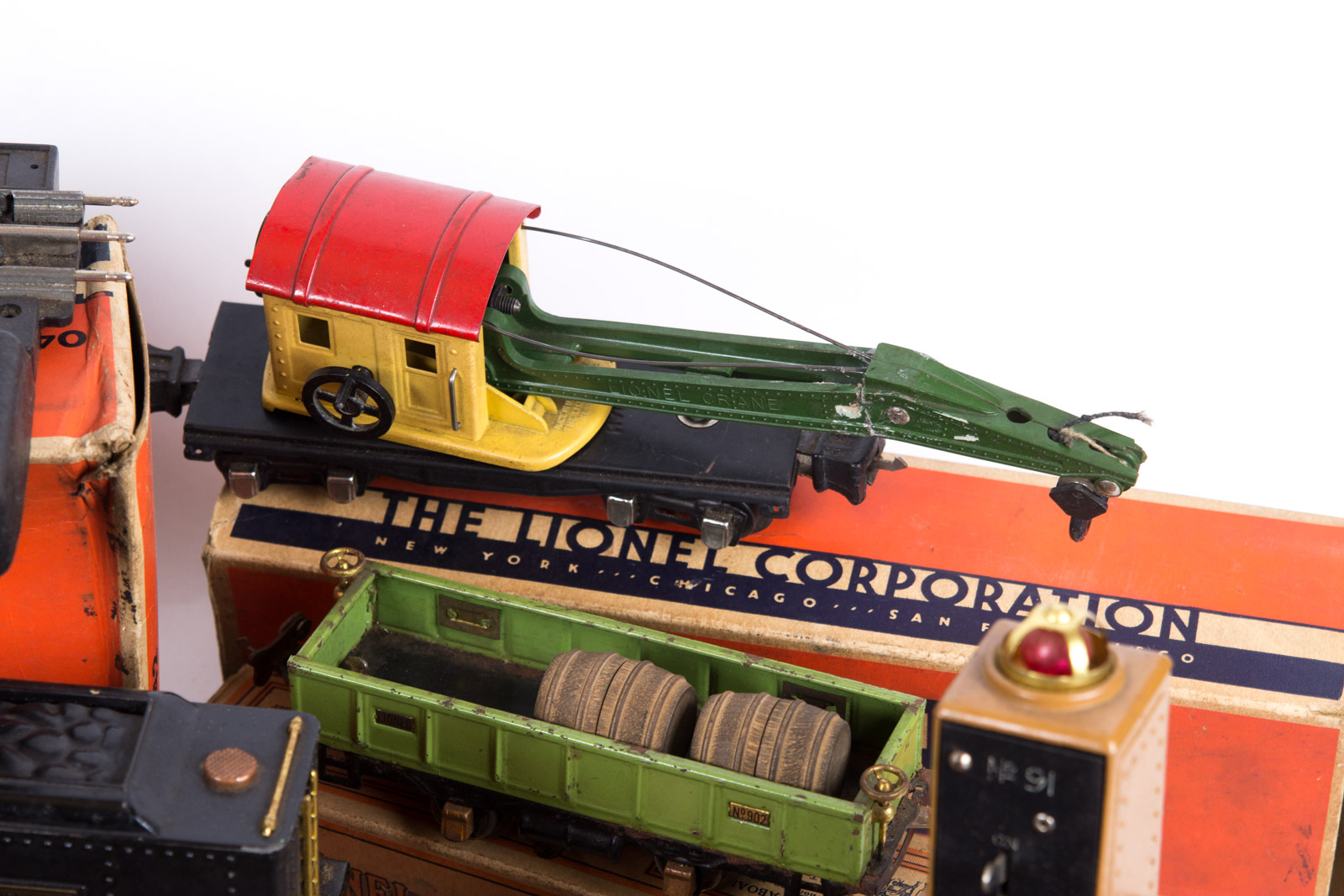 Pre and Post War Lionel Train Set with Original Boxes