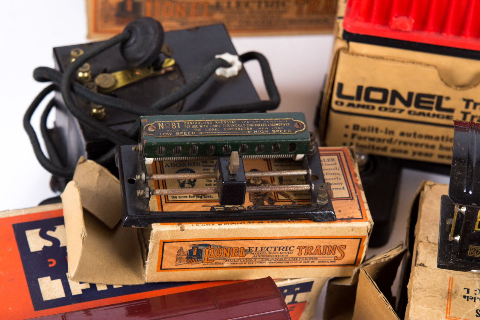 Pre and Post War Lionel Train Set with Original Boxes