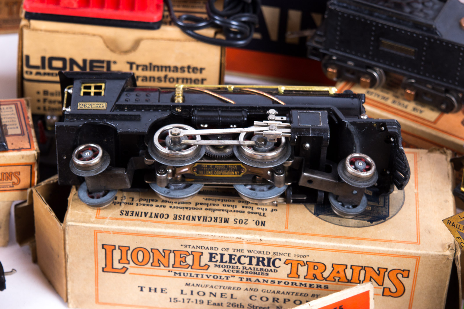 Pre and Post War Lionel Train Set with Original Boxes