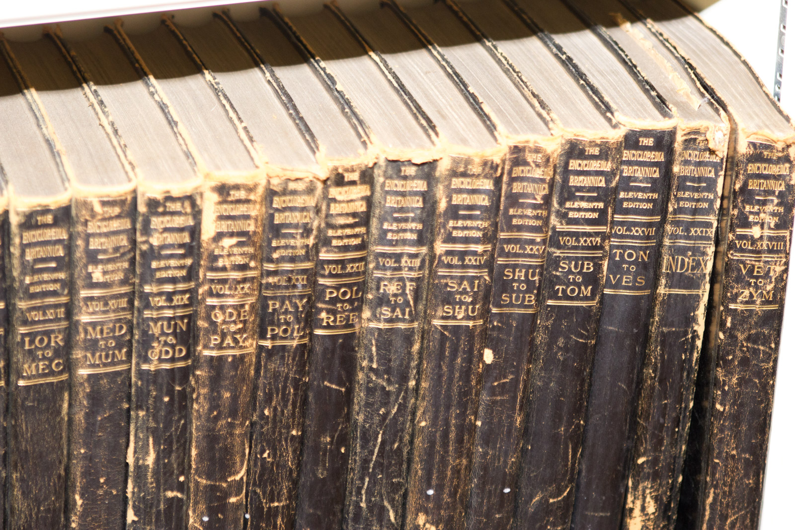 Complete 1910 "Encyclopedia Britannica" 11th Edition Set