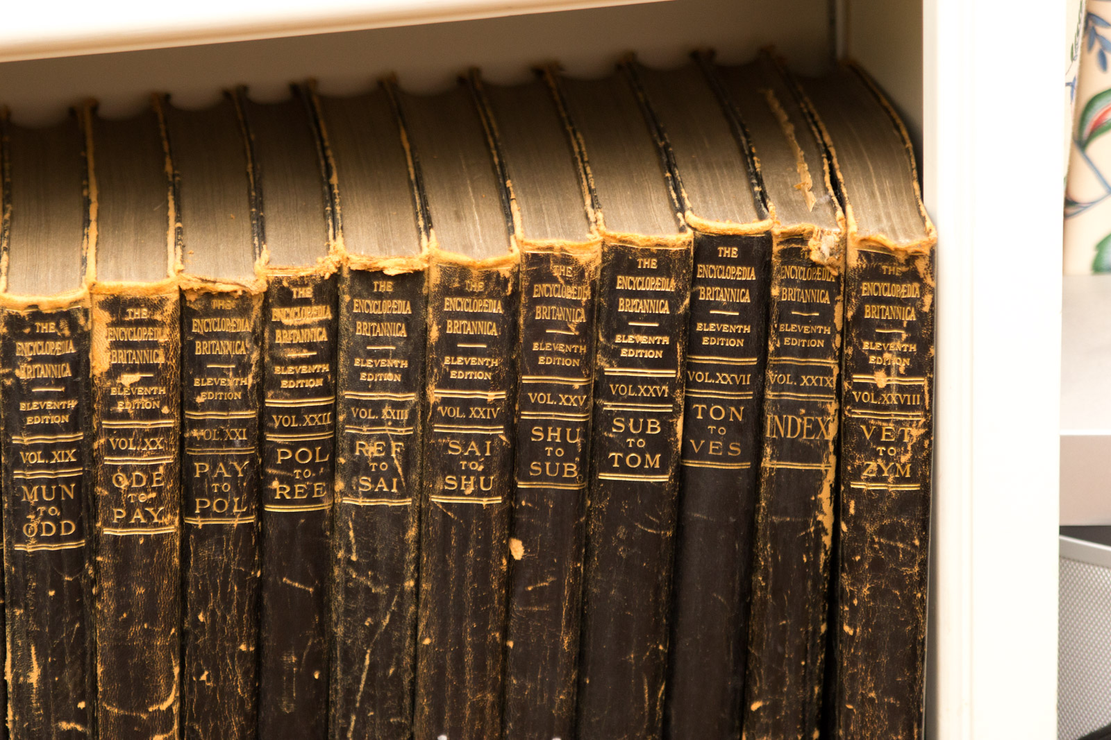 Complete 1910 "Encyclopedia Britannica" 11th Edition Set