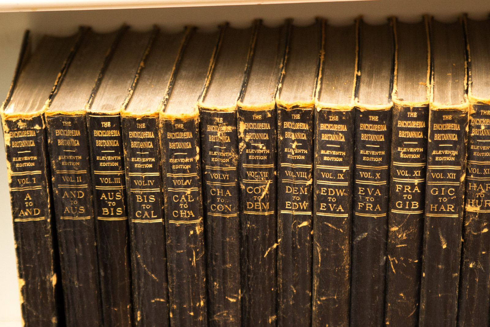 Complete 1910 "Encyclopedia Britannica" 11th Edition Set