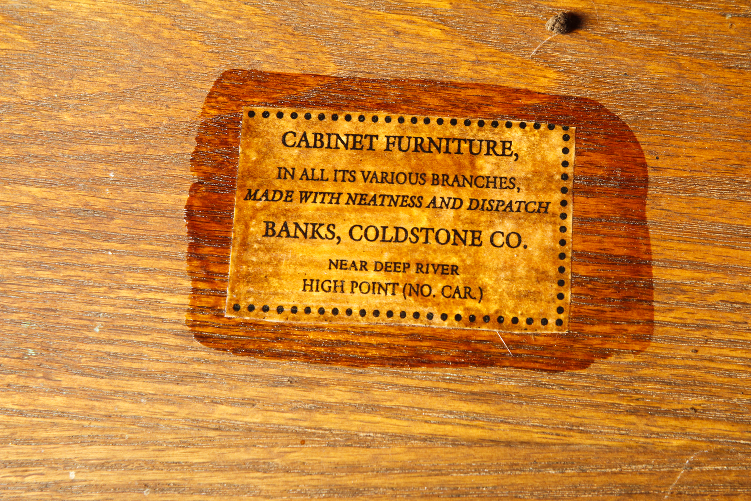 Banks Coldstone Co. Side Table