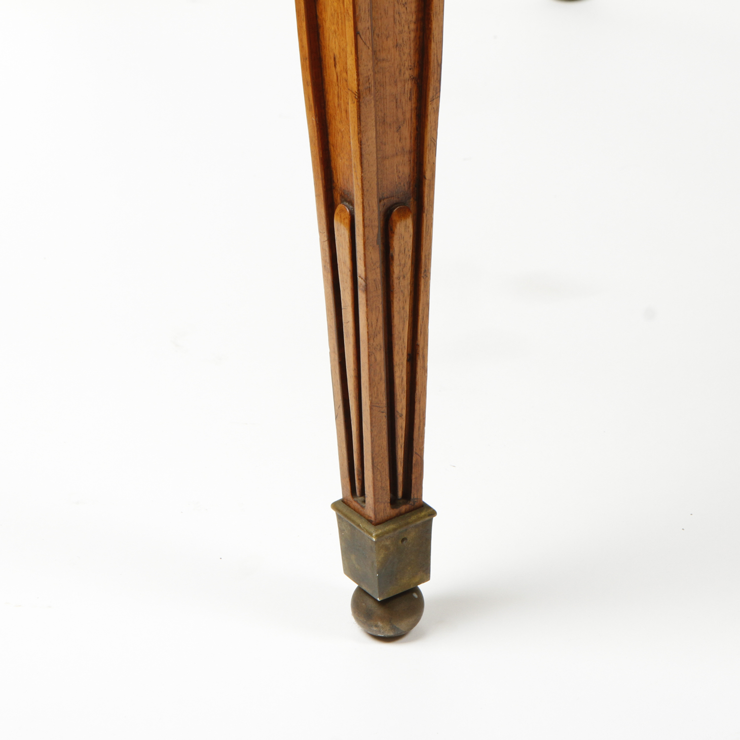 Leather Top Game Table