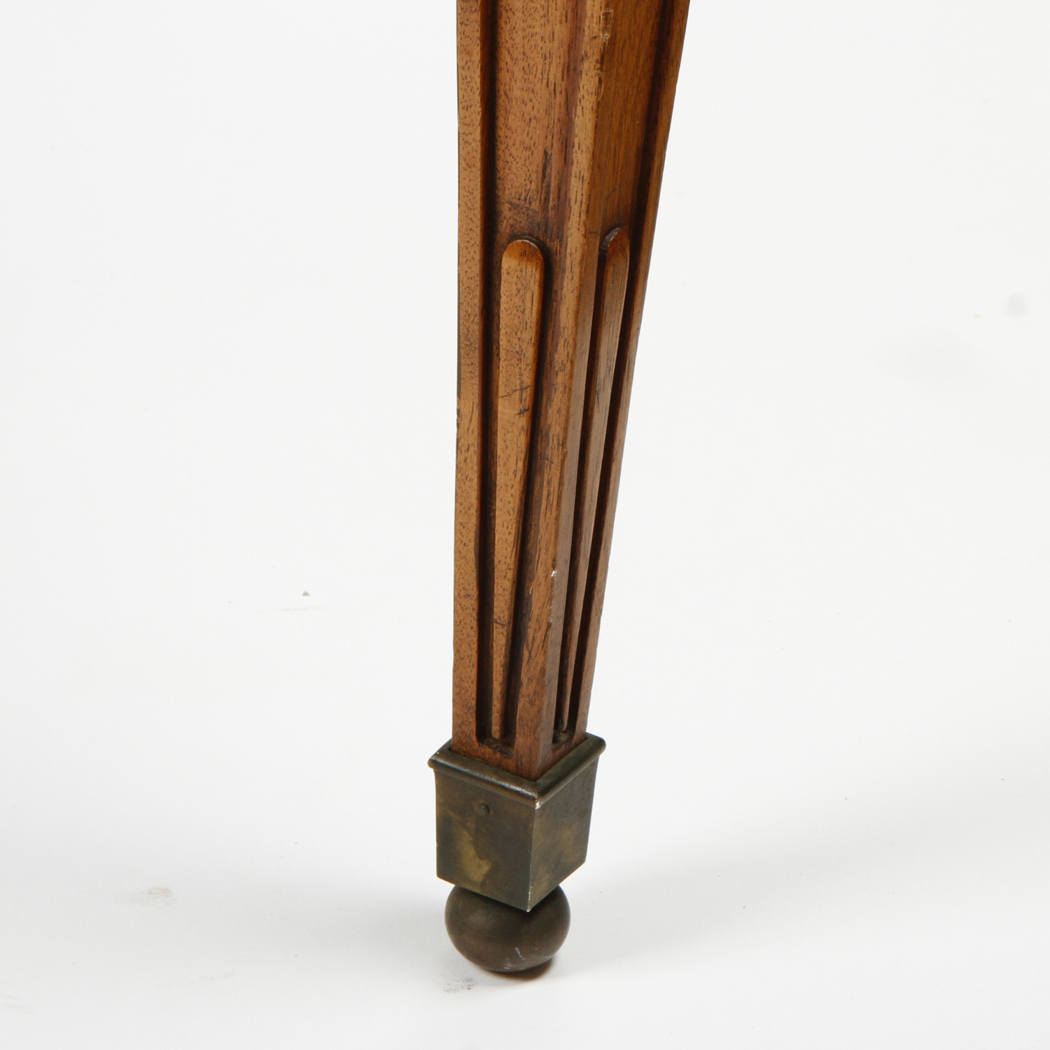 Leather Top Game Table