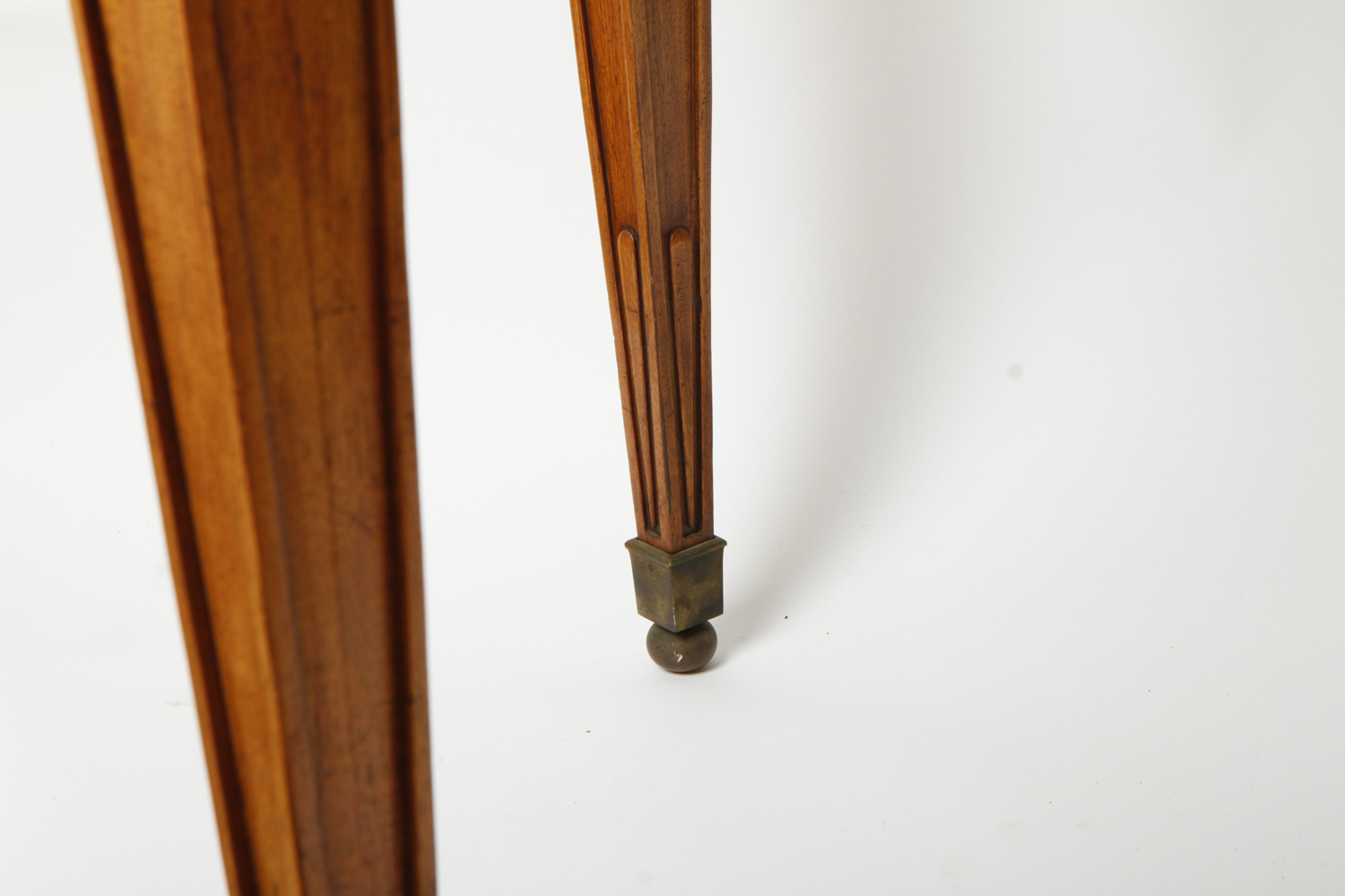 Leather Top Game Table