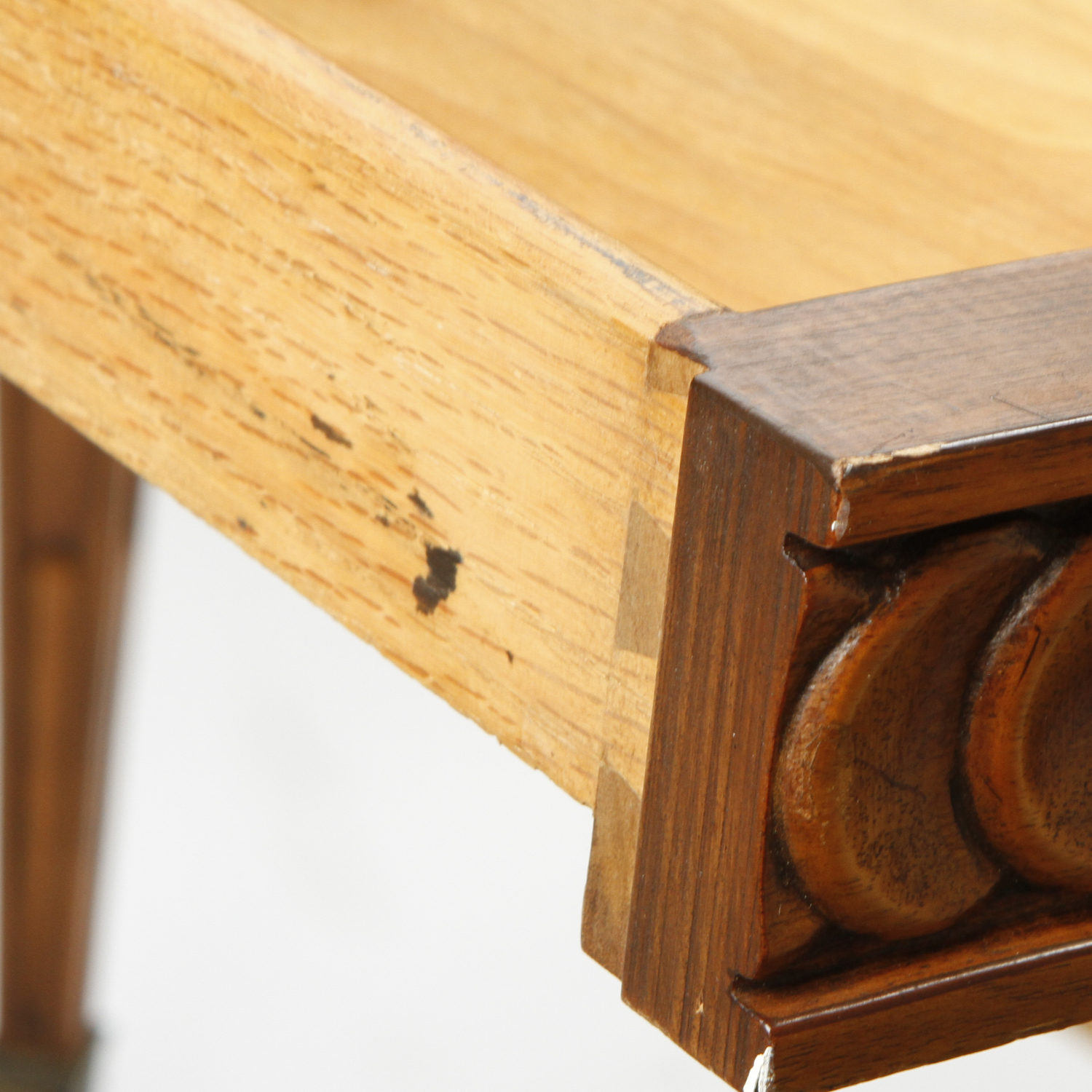 Leather Top Game Table