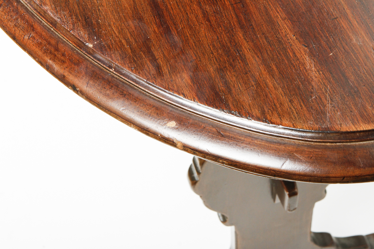 Antique Oval Trestle Table