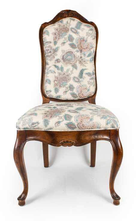 Vintage Provincial Louis XV Style Side Chairs