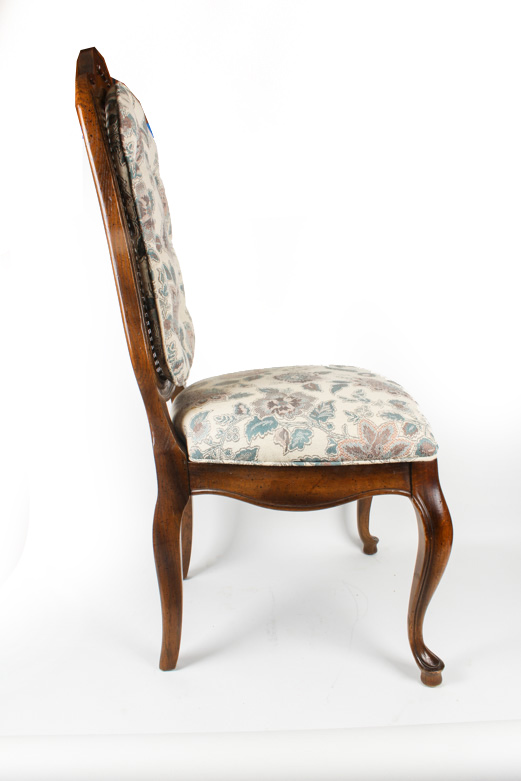 Vintage Provincial Louis XV Style Side Chairs