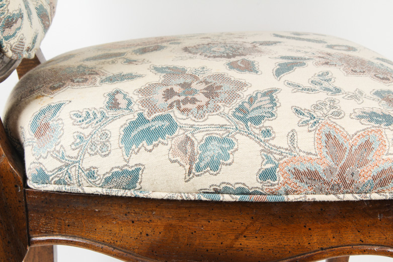 Vintage Provincial Louis XV Style Side Chairs