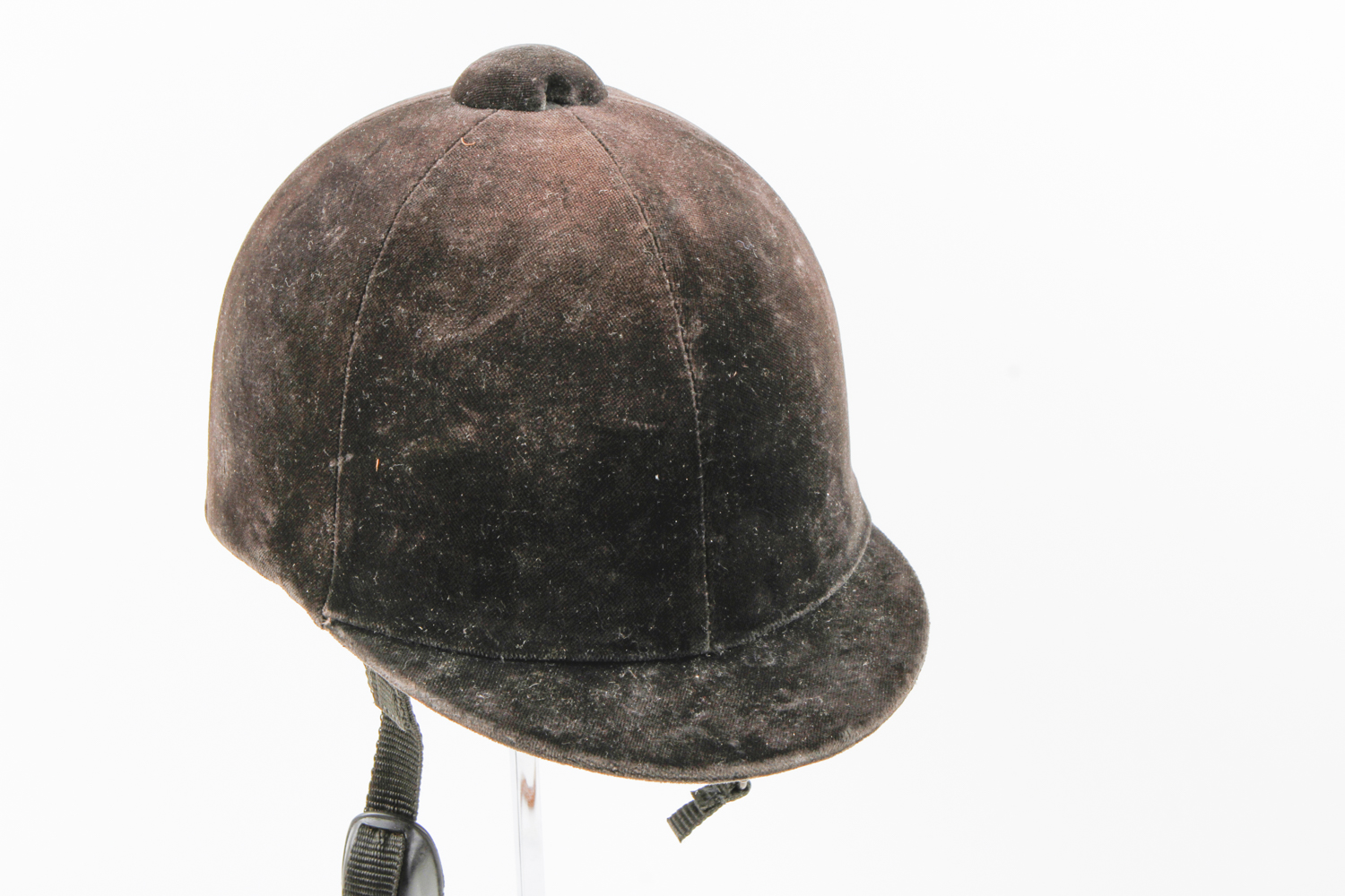 Champion Show Ring Riding Hat and Tan Leather Crop